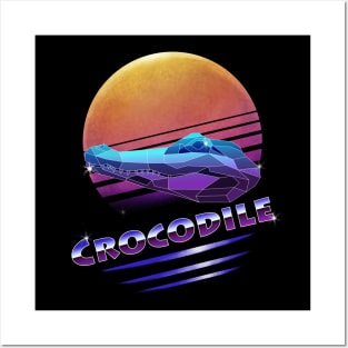 Cyberpunk Crocodile Posters and Art